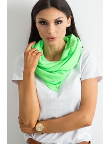 MladaModa Viskózový komínový šátek model 56031 neonově zelený