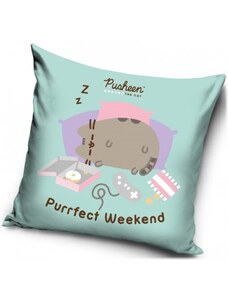 Carbotex Povlak na polštář Kočička Pusheen - Purrfect Weekend - 40 x 40 cm