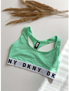 DKNY Cozy Boyfriend racerback podprsenka - Jade zelená