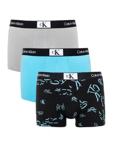 Calvin Klein Pánské boxerky cotton stretch Trunk NB3528A, 3Pack