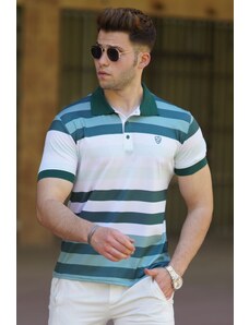 Madmext Green Polo Men's T-Shirt 5279