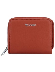 Coveri Trendy malá koženková dámská peněženka Marice, cihlově červená