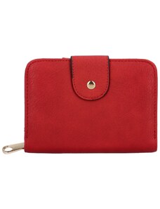 Coveri Malá dámská koženková peněženka Bellena, červená
