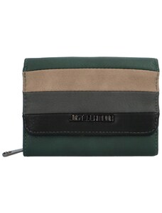 Coveri Malá dámská koženková peněženka Tristee, zelená
