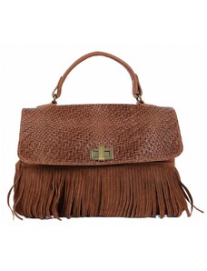 Luxusní italská kabelka z pravé kůže VERA "Dinea" 23x35cm