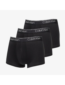 Boxerky Calvin Klein Microfiber Stretch-Low Rise Boxer 3-Pack Black