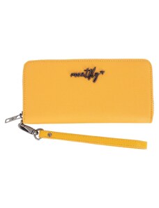 Meatfly kožená peněženka Leila Premium Yellow | Žlutá