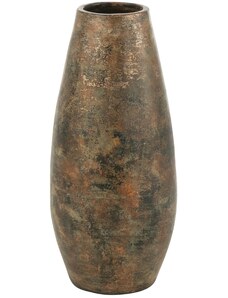 Hnědá keramická váza J-line Terece 57 cm