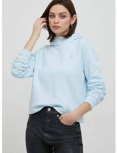 Mikina Calvin Klein Jeans dámská, s kapucí, s aplikací, J20J223227