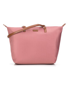 Velka dámská nylonová kabelka Wittchen, růžová, nylon
