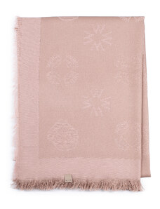 Dámský šátek s monogramem Wittchen, světle růžový, bambusové vlákno