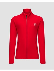 Chlapecká mikina na zip Rossignol Boy Fleece v Červené Barvě