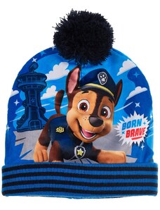 PAW PATROL MODRÁ ČEPICE S TMAVOU BAMBULÍ