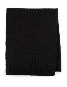 Dámský šátek s drobným geometrickým vzorem Wittchen, černá, akryl