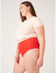 Menstruační kalhotky Modibodi Seamfree Full Brief Heavy-Overnight Waratah Red (MODI4064WR)