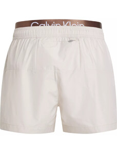 Pánské plavky Tkaný spodní díl SHORT DOUBLE WB KM0KM00920ACE - Calvin Klein