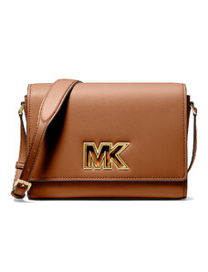 Michael Kors Mimi Medium Leather Messenger Bag Luggage