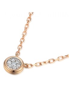 Klenoty Mahdal Elegantní zlatý náhrdelník Maila s brilianty, délka: 45 cm