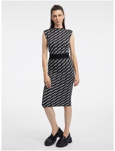 Orsay Bílo-černá dámská vzorovaný svetrová sukně - Dámské