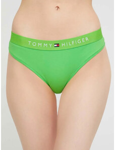 Tommy Hilfiger dámská zelená tanga