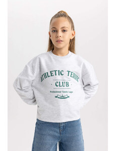 DEFACTO Regular Fit Crew Neck Sweatshirt