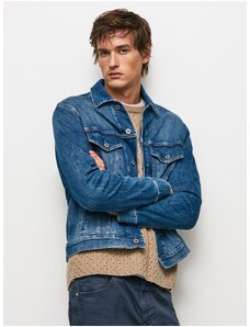 Modrá pánská džínová bunda Pepe Jeans Pinner - Pánské