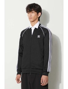 Mikina adidas Originals Classics SST Track Jacket pánská, černá barva, s aplikací, IM4545