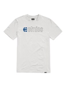 Etnies pánské tričko Ecorp White/Blue/Black | Bílá