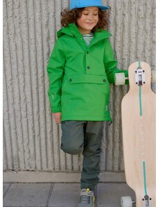 Dětská bunda Reima zelená barva