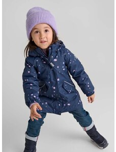 Dětská zimní bunda Reima Taho tmavomodrá barva