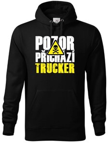 123triko.cz Pozor přichází TRUCKER - Pánská mikina Premium - S