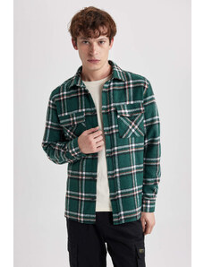 DEFACTO Regular Fit Woodcutter Plaid Long Sleeve Shirt