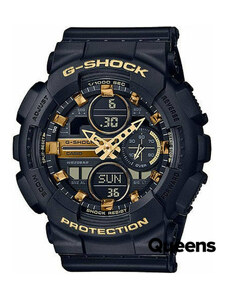 Pánské hodinky Casio G-Shock GMA S140M-1AER "Metallic Markers and Accents" Black/ Gold