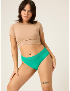 Menstruační kalhotky Modibodi Sensual Hi-Waist Bikini Moderate-Heavy Jade (MODI4038J) XS