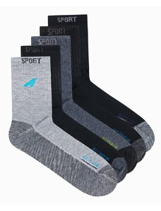 Inny Mix ponožek s nápisem Sport U452 (5 KS)
