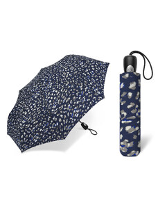 Pierre Cardin Doucer Blue dámský skládací plně automatický deštník