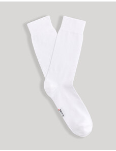 Celio Vysoké ponožky Milo z bavlny Supima Bílá ONE SIZE