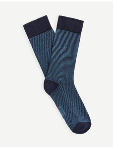 Celio Ponožky Vicaire z bavlny Supima Tmavě modrá ONE SIZE