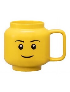 Žlutý keramický hrnek LEGO Chlapec 530 ml