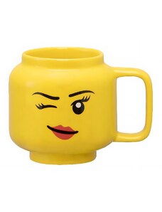 Žlutý keramický hrnek LEGO Winky 530 ml