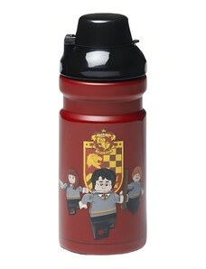 Červená plastová láhev LEGO Harry Potter Nebelvír 390 ml