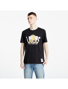 Pánské tričko Mitchell & Ness NBA Retrodome Tee Los Angeles Lakers Black