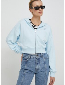 Mikina Calvin Klein Jeans dámská, s kapucí, hladká, J20J222885