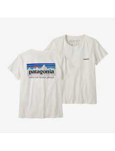 Patagonia Women P-6 Mission Organic T-Shirt - Birch White