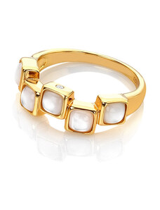 Pozlacený prsten Hot Diamonds X Gemstones Square DR267 54 mm 56 mmPozlacený prsten Hot Diamonds X Gemstones Square DR267 54 mm