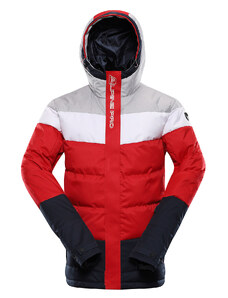 Pánská péřová lyžařská bunda Alpine Pro OWN - červená
