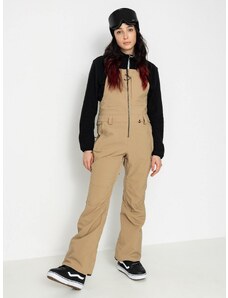 Volcom Swift Bib Overall (dark khaki)béžová