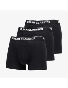 Boxerky Urban Classics Organic Boxer Shorts 3-Pack Black/ Black/ Black