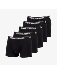 Boxerky Urban Classics Organic Boxer Shorts 5-Pack Black/ Black/ Black/ Black/ Black