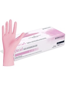 UNIGLOVES Nitrilové rukavice růžové - Pink Pearl, 100 ks
